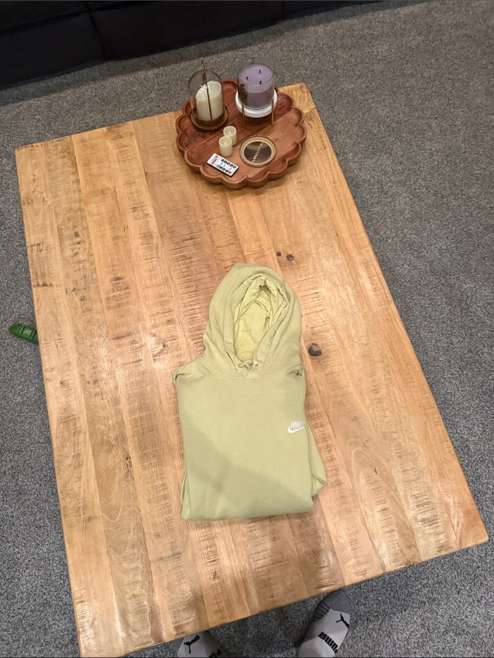 Nike Kids Light Green Hoodie